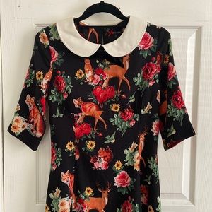 Hell Bunny Woodland Creatures Dress